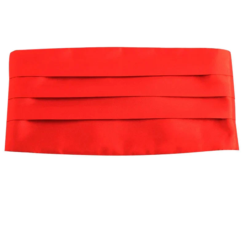 Ikepeibao Men's Classic Black Cummerbund Adjustable