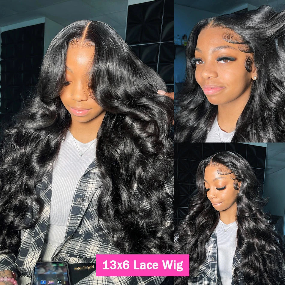 Luvin 250% Body Wave 13x6 Lace Frontal Wigs