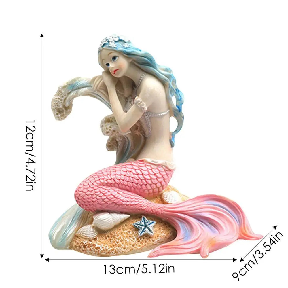 Artificial Aquarium Mermaid Fish Tank Decorations Underwater World