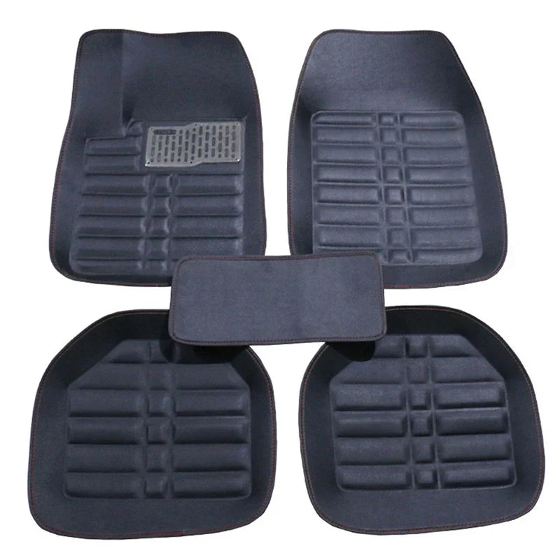 5pcs Auto Floor Mats Foot Rugs Carpets Car