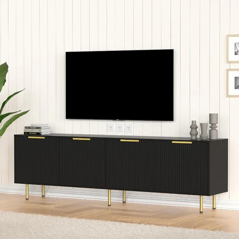 Mid Century Modern TV Stand for 80 Inch