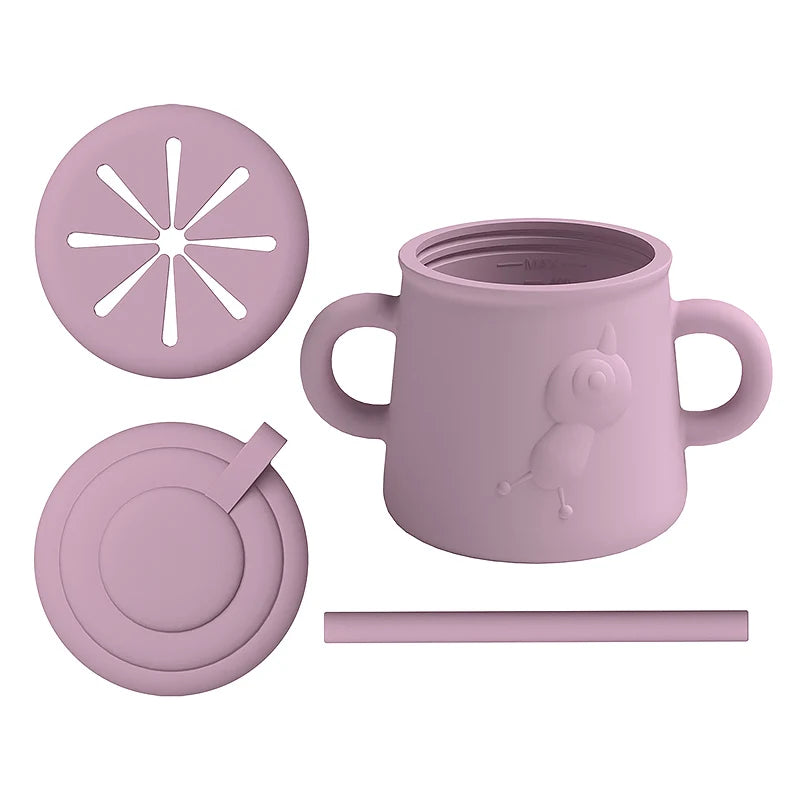 400ML Baby Feeding 2 in 1 Snack Cup
