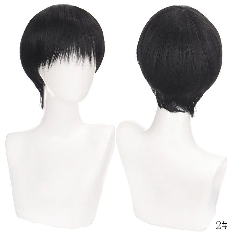 MANWEI Fashion Men Short Wig Light Yellow Blonde