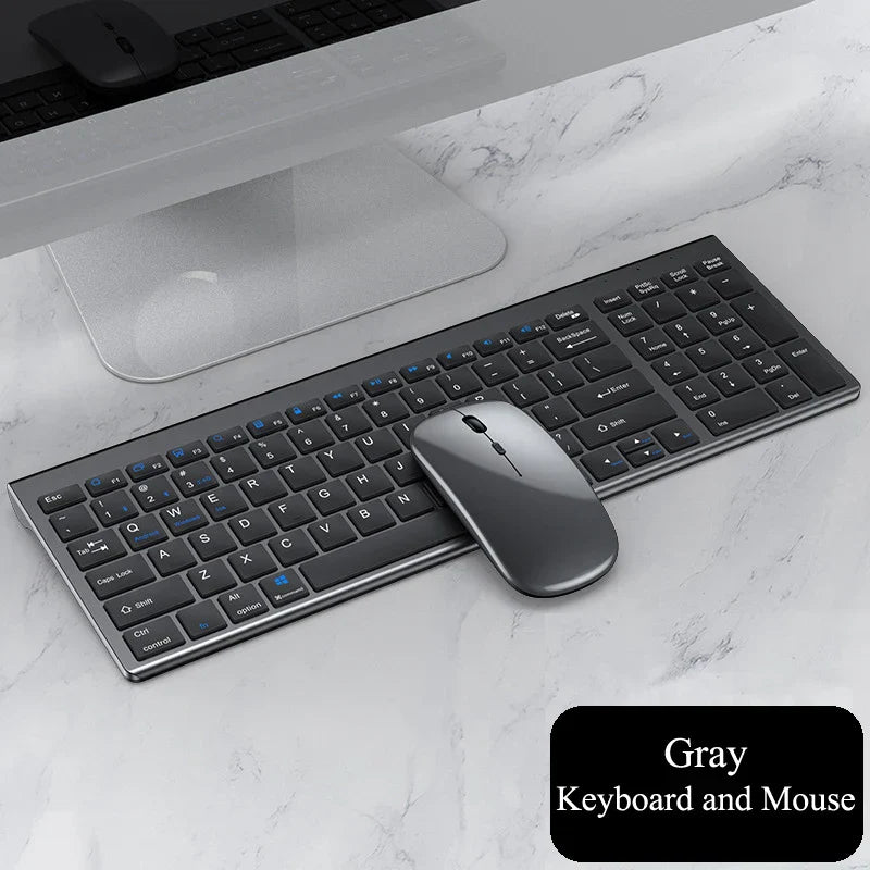 Wireless Bluetooth Keyboard Three-mode Silent Full-size Keyboard and