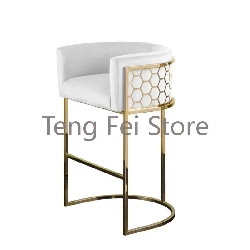 Luxury Nordic Bar Chair Simple Modern Backrest Bar