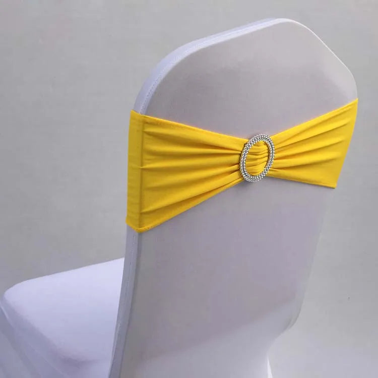 10pcs 50pcs Stretch Spandex Chair Sash Band With