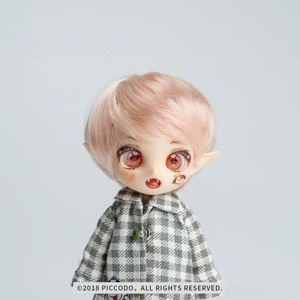 Ob11 Doll Wigs Soft Cute Braid Hair Bangs