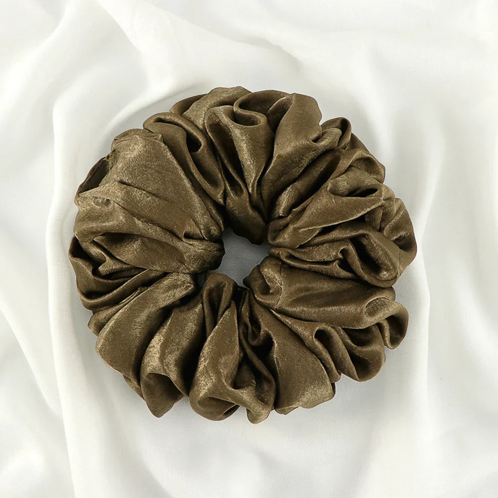 Big Size Shiny Chiffon Scrunchies for Muslim Women