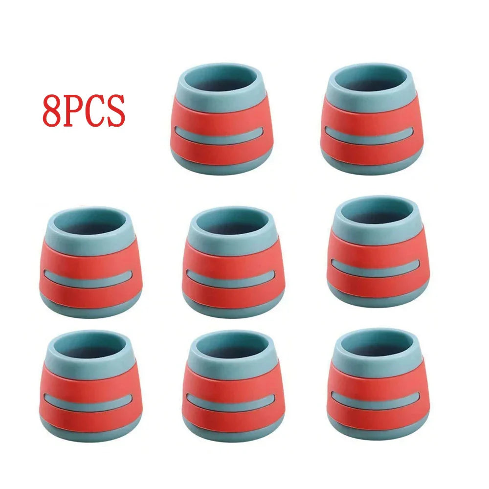 4PCS Silicone Table Chair Foot Cover Non-slip Furniture