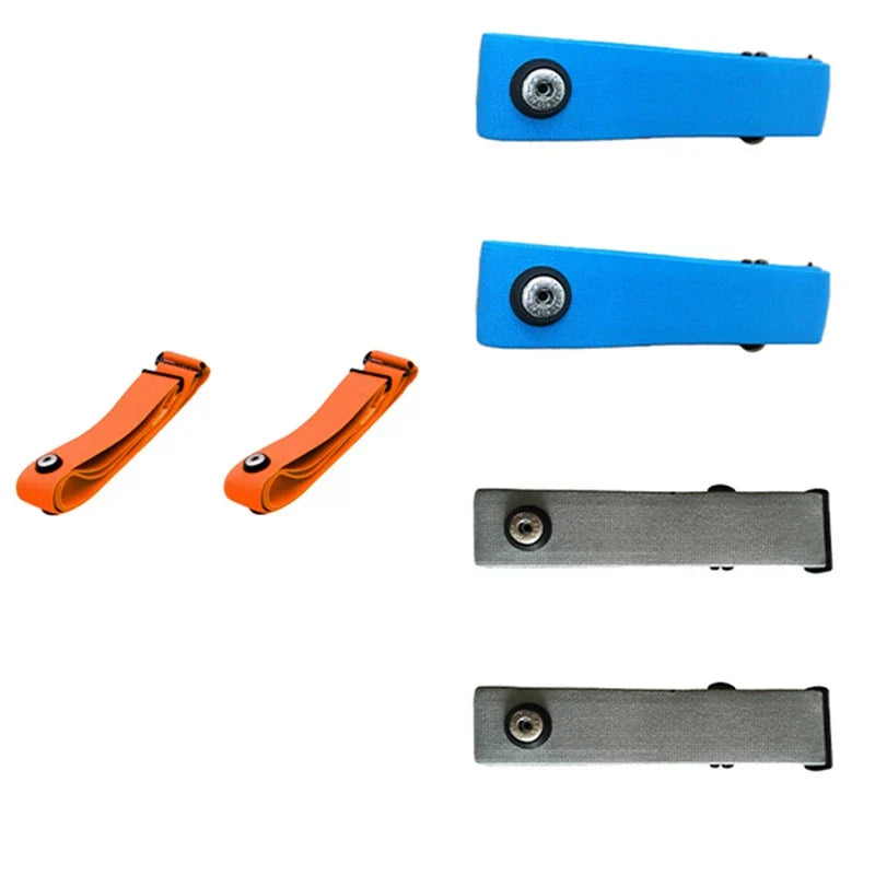 2 Pcs Elastic Heart Rate Chest Belt Strap