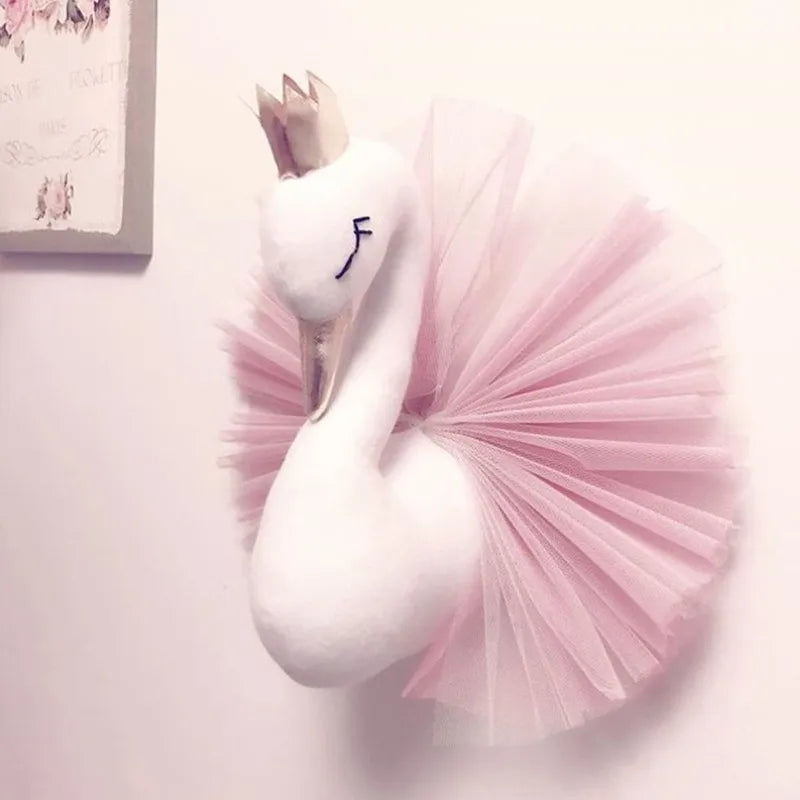 Plush Head Elephant Unicorn Deer Nursery Childhood Room