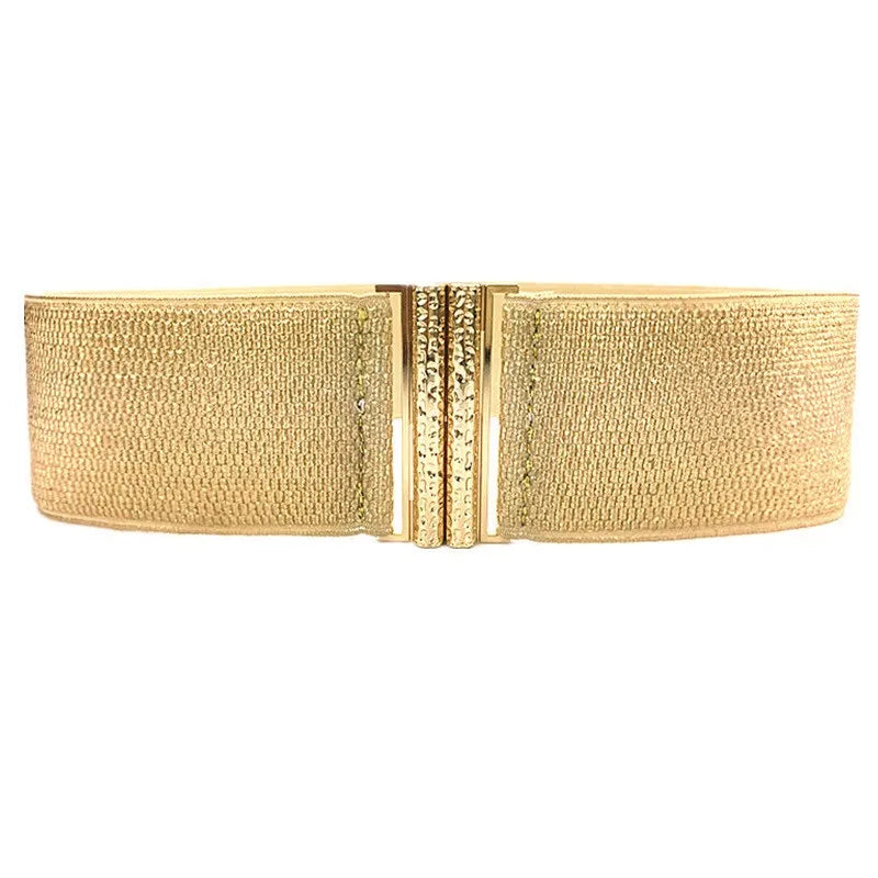 Gold Belt Women Decorative Belt Down Jacket Sweater