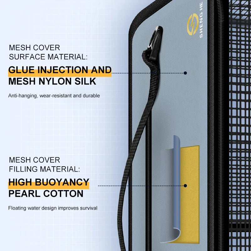 2023 Folding Fish Guard Net Multifunction Metal EVA