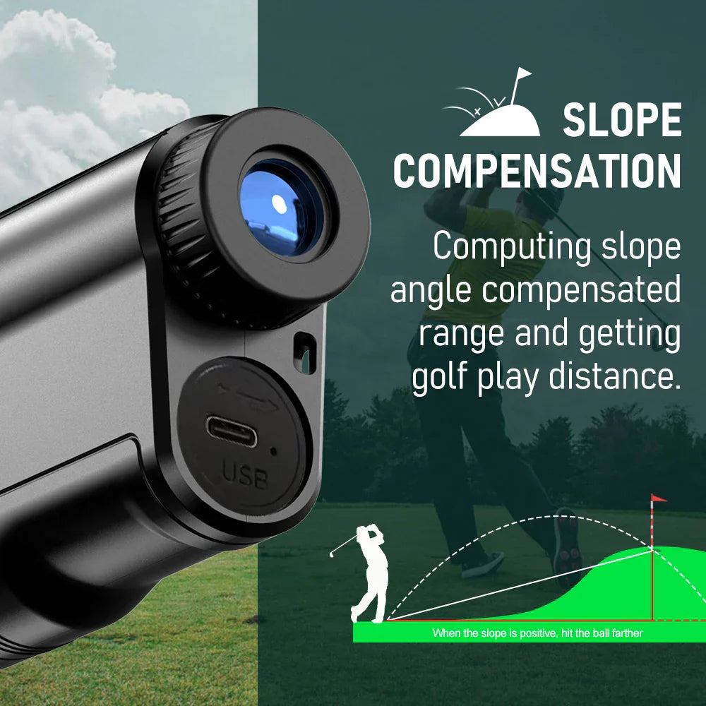 REVASRI KM-M600 Golf Laser Rangefinder 600M Rechargeable Distance