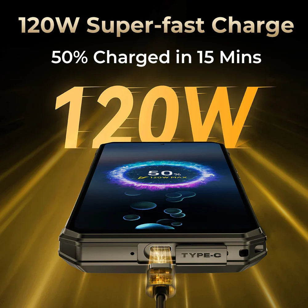 Oukitel WP30 Pro 120W 5G Rugged Smartphone android