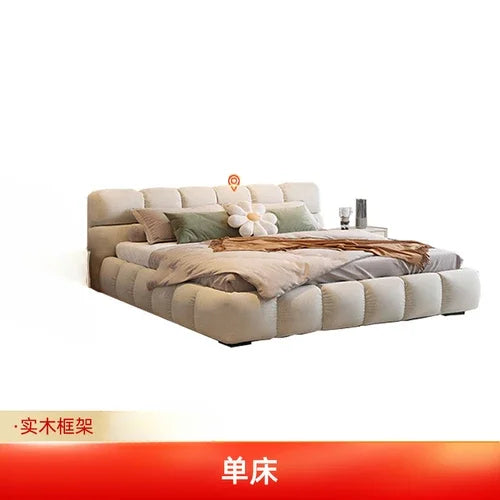 Modern Whitr Set Bed Soft Wood Small Large