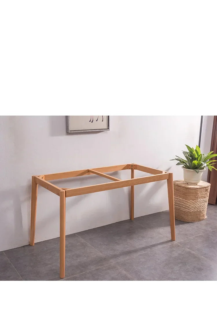 Custom Solid Wood Dining Table Legs, Beech Wooden
