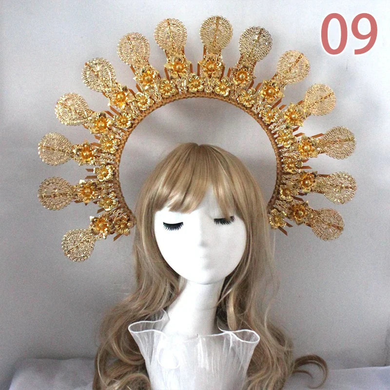 Baroque Headband DIY Material Gothic Lolita Crown Headband