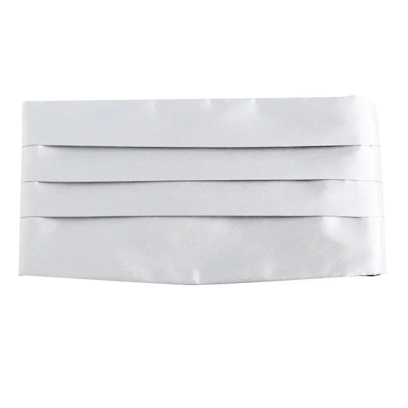 Ikepeibao Men's Classic Black Cummerbund Adjustable