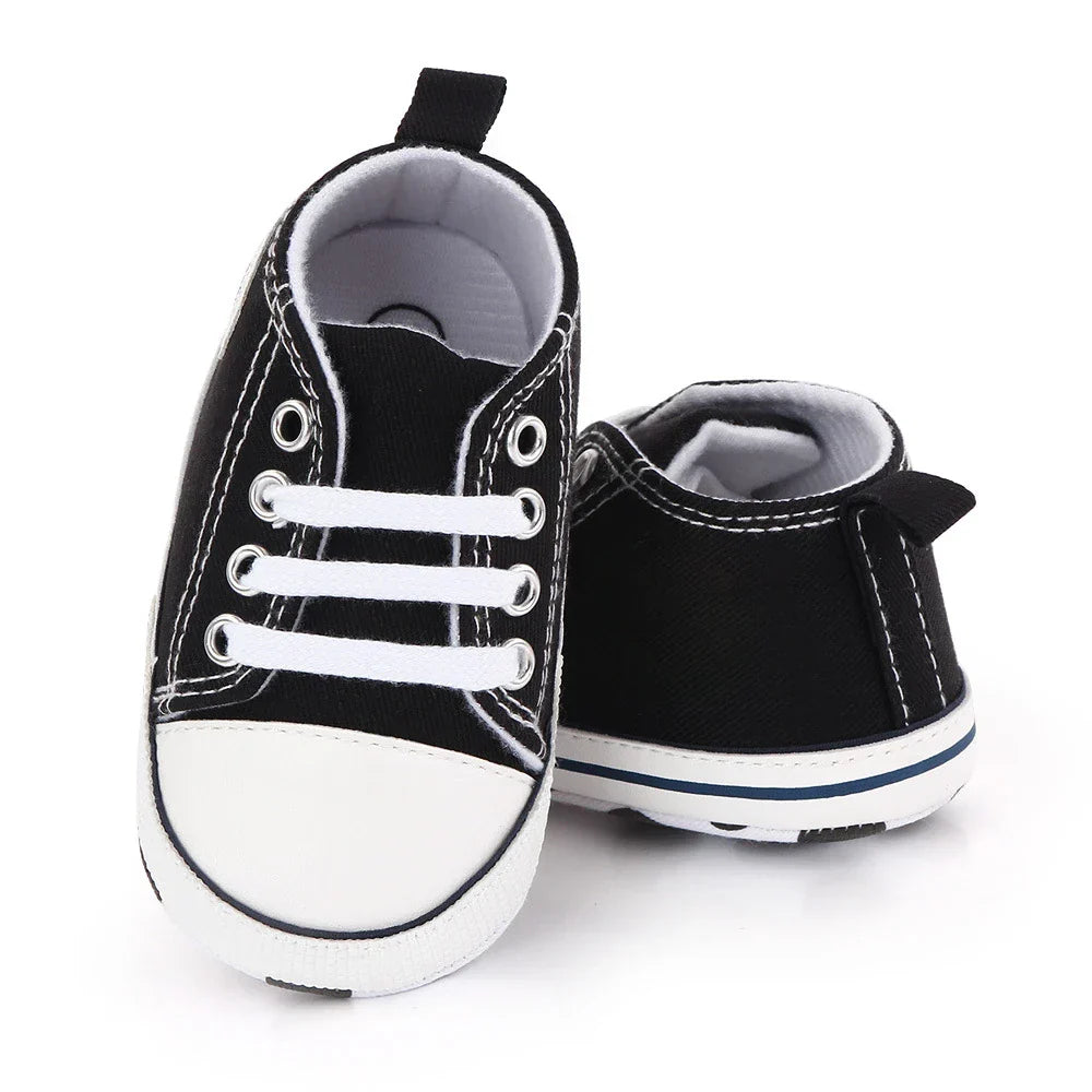 Baby Canvas Classic Sports Sneakers Newborn Baby Boys