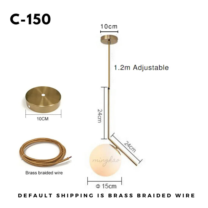 XCLuuHY Modern Pendant Light Nordic Minimalist Hanging Lamp