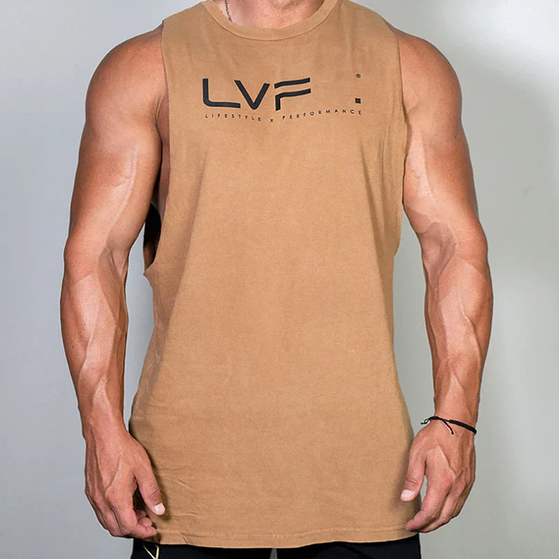 Mens Summer Gym Dry Quickly Tank Top Man
