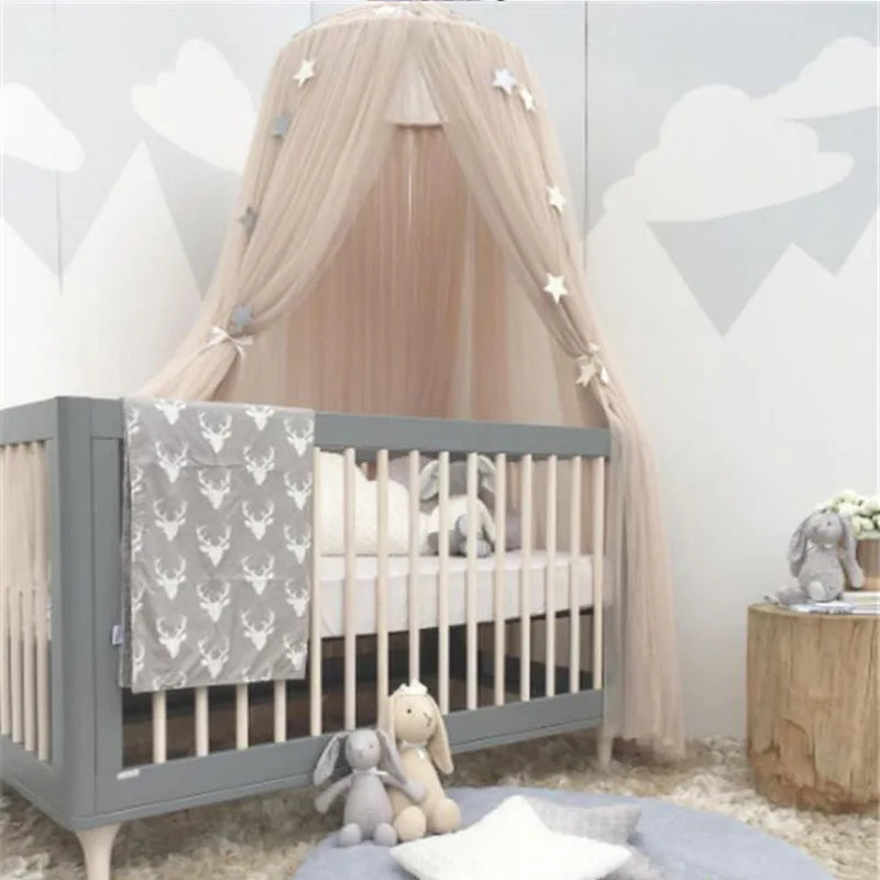 Nordic Princess Crown Dome Tent Mosquito Net 7-layer