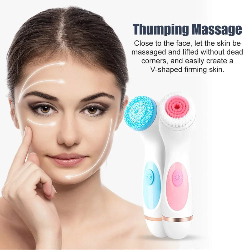 Electric Face Cleansing Brush for Facial Skin Care