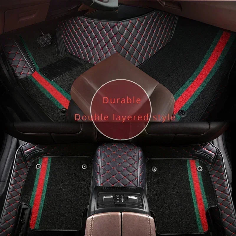 Customized Style Luxury Double Layer Car Floor Mat