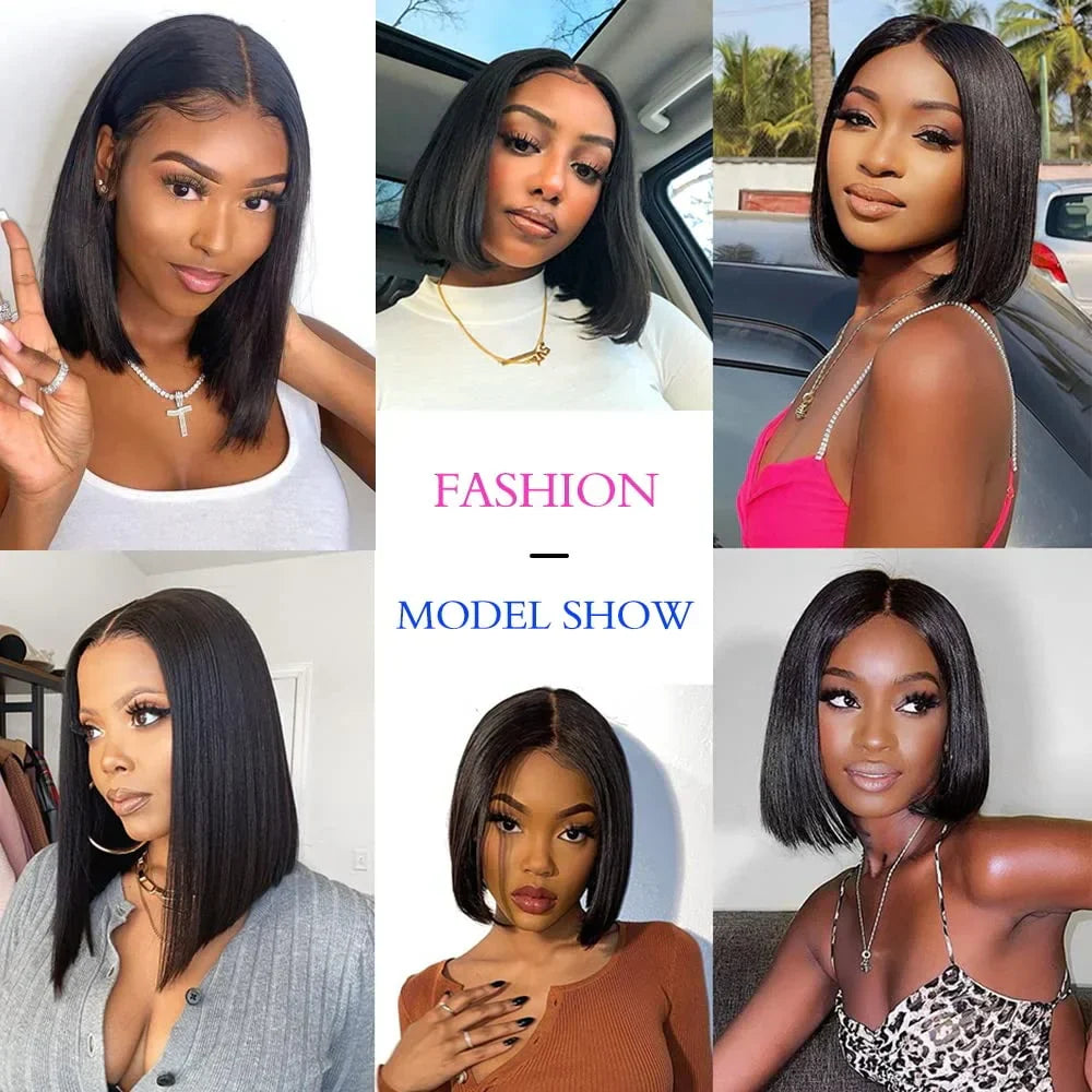 U Part Bob Wig Left Side U Part