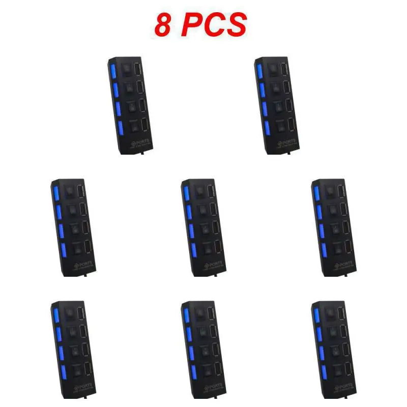 1~8PCS USB Hub USB 2.0 Hub Multi USB