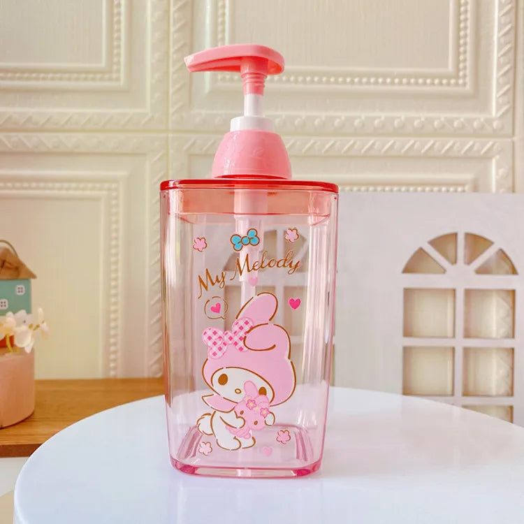 Sanrio Candy Color Soap Bottle Hello Kitty Cinnamoroll
