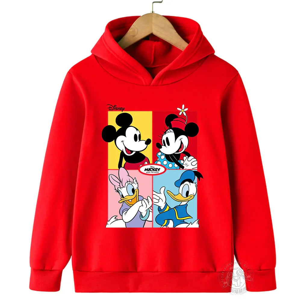 Sweatshirts Manga Anime Mickey Minnie Mouse Hoodie Kid