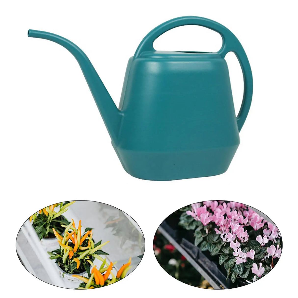 Plastic Garden Long Mouth Watering Can Sprinkler Gardening