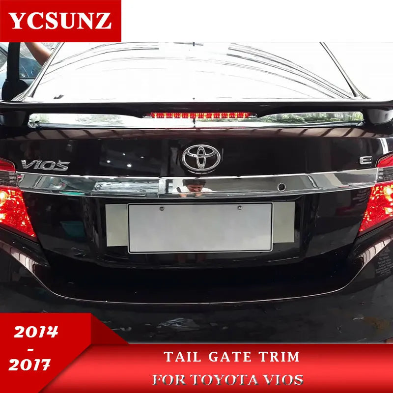 ABS Tail Gate Trim For Toyota Vios 2014