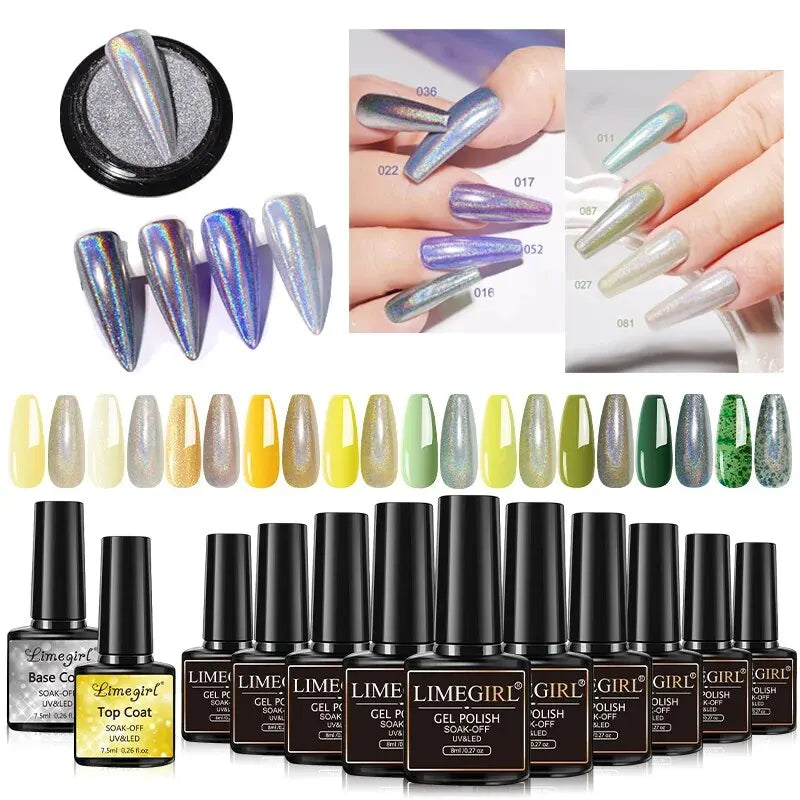Gel Nail Polish Without UV Lamp Set Nail