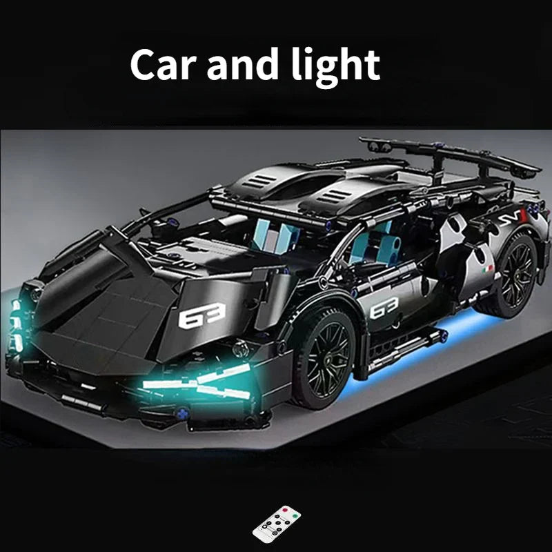 PCS Technology 1:14 Supercar building blocks Assemble brick