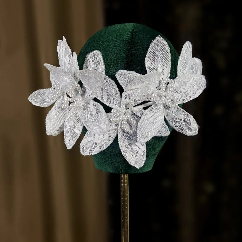 Flower Wedding Hair Accessories Hairband Bride Tiaras For