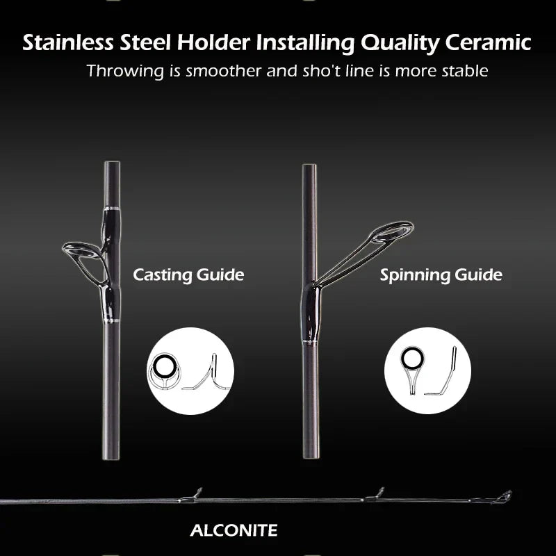 Mavllos RESOLUTE BFS Casting Rod,1.8m 1.98m 2.08m Bait