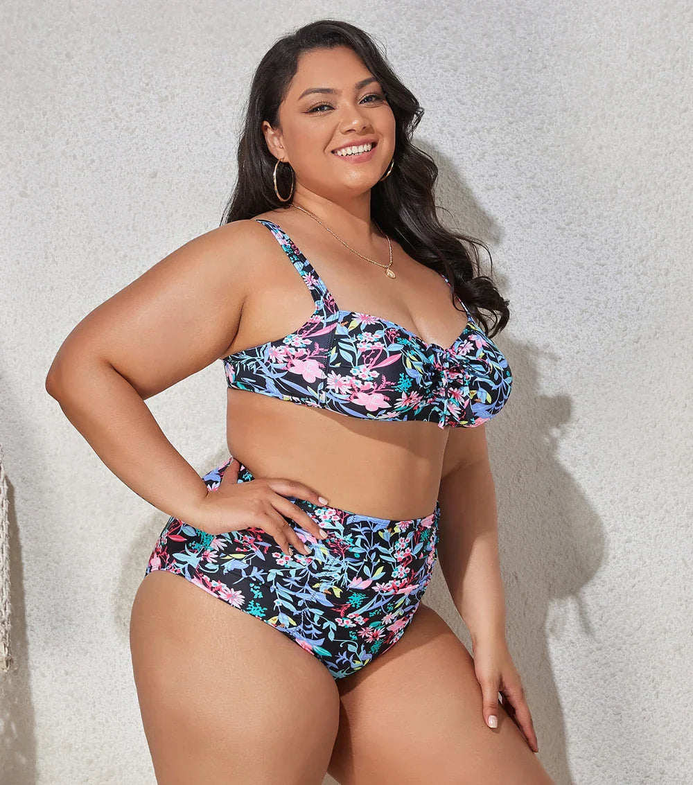 2022 Push Up Bikinis Set Women Swimwear Plus