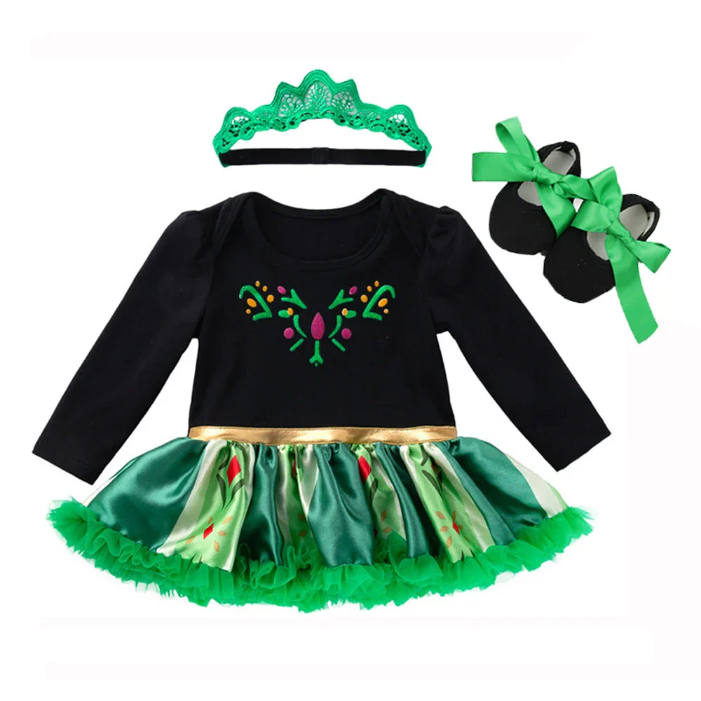 Baby girl Clothes elsa anna costume for Baby