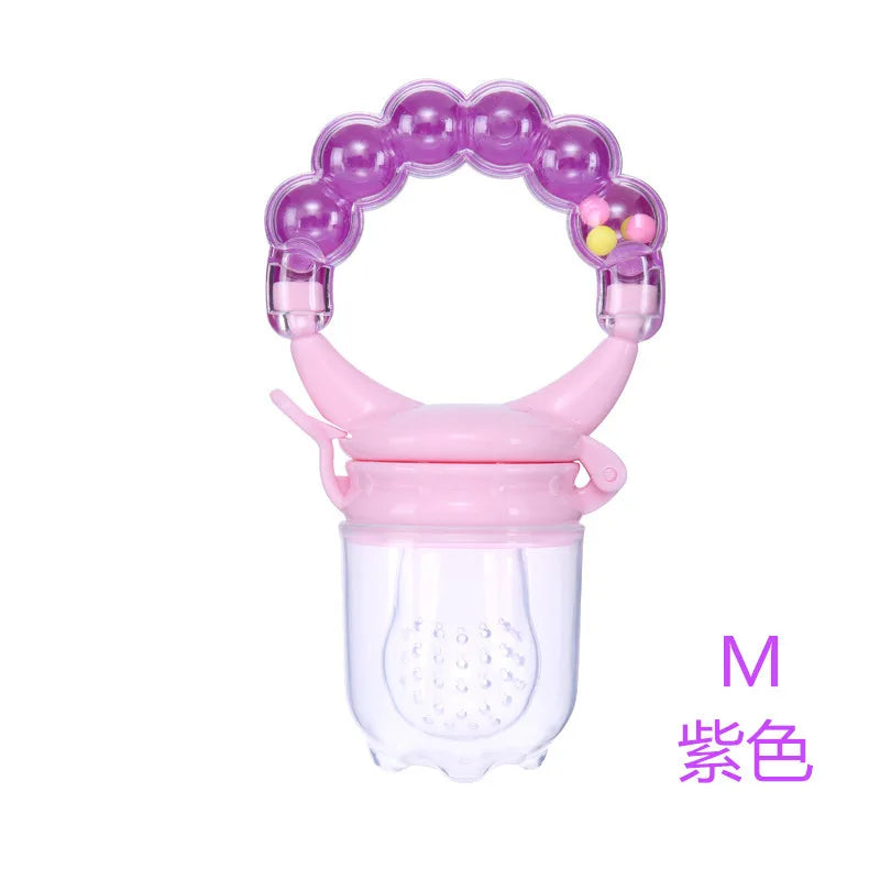 Silicone Baby Fruit Feeder with Cover Baby Nipple