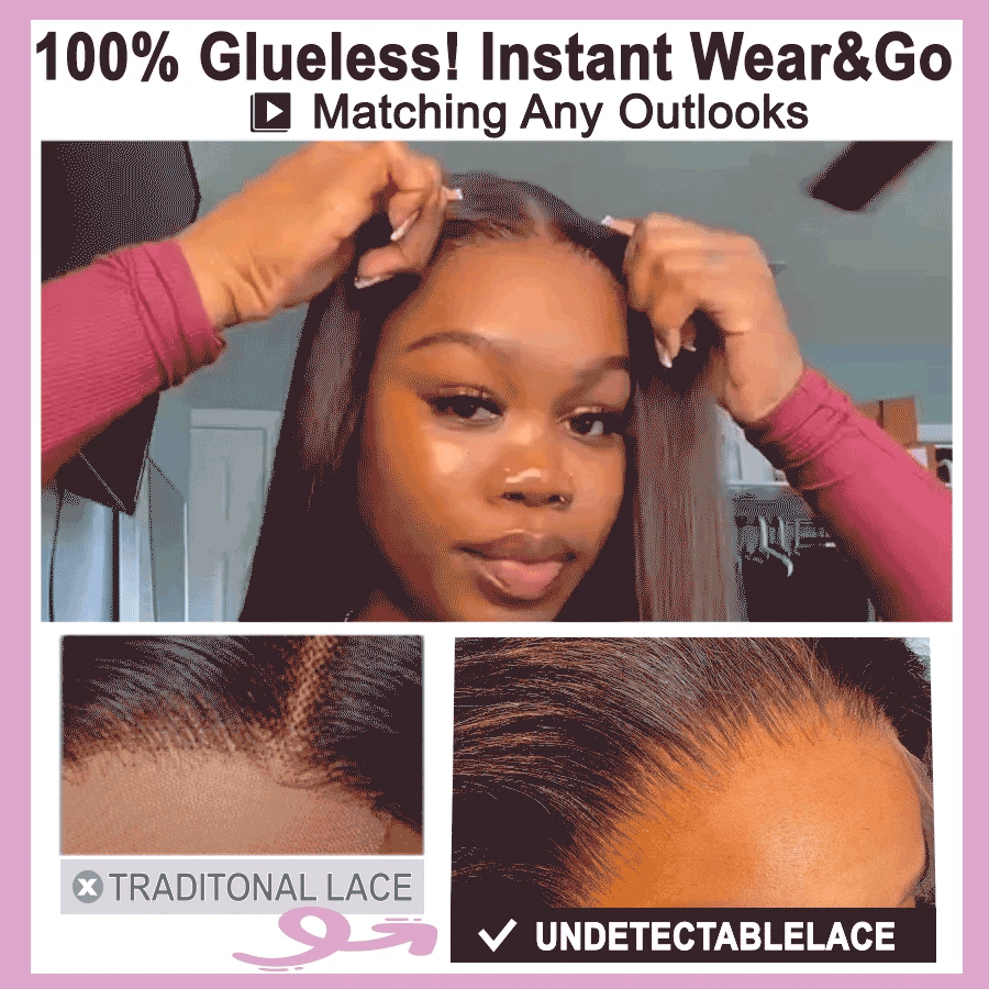 Glueless Wigs 5x5 HD Lace Closure Wig Straight