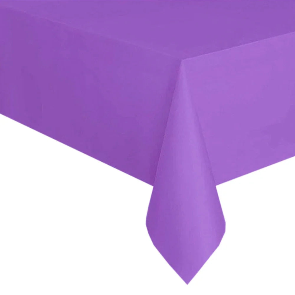 Disposable Tablecloth White Black Pink Gold Table Cover