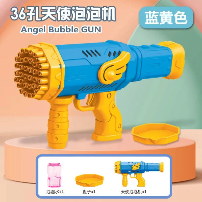 32hole Bubble Gun Rocket Automatic Soap Bubble Machine
