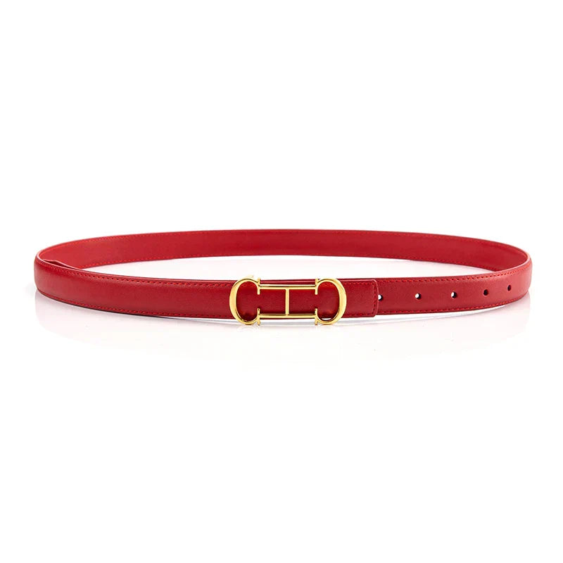 CHCH Women's Luxury New Leather Belt Fashion 2.5Cm