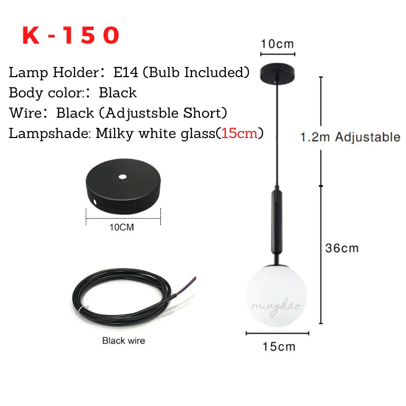 XCLuuHY Modern Pendant Light Nordic Minimalist Hanging Lamp