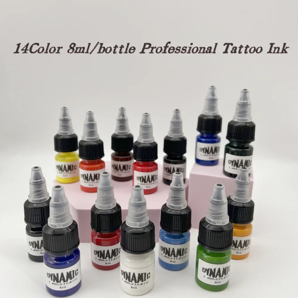 14Colors Professional Tattoo ink for Body Art Natural