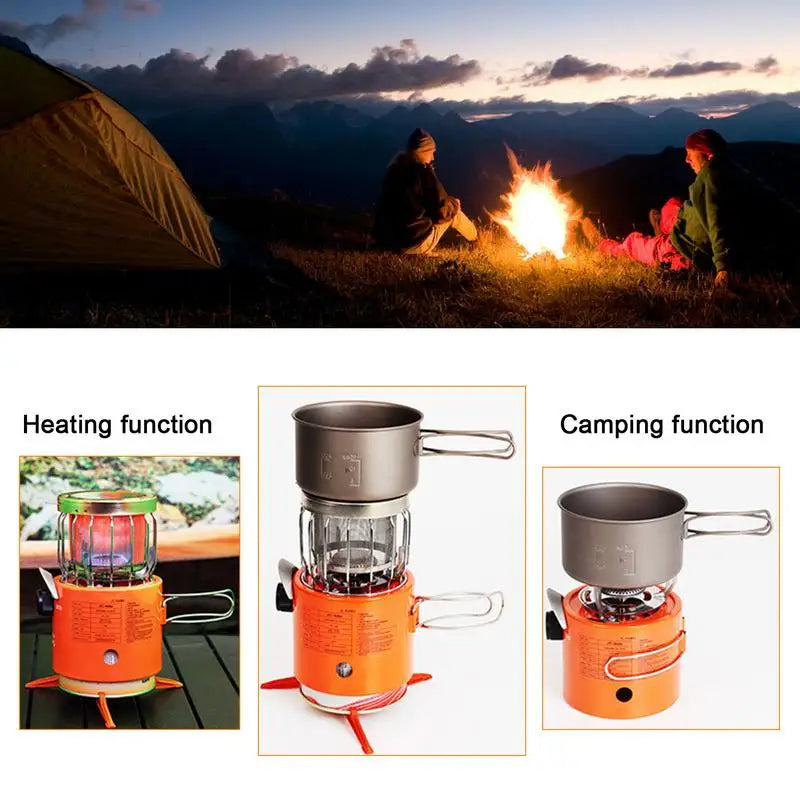 Outdoor Heater Camping Portable Heating Fireplace Multi-purpose LPG