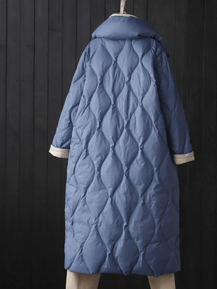 SEDUTMO Winter Fashion Long Duck Down Jackets Women